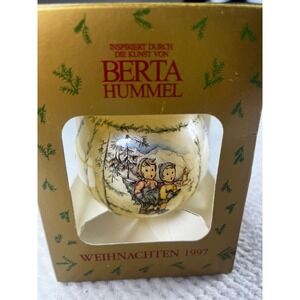 Berta Hummel Christmas Ornament 1997 Tree Trimming Goebel Vintage Collectible